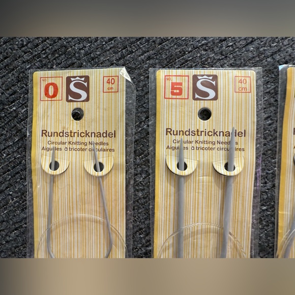 Clover Circular Knitting Needles Lot 5 New NIP Japanese Brand Sizes 2 4 5 6 8 - Picture 4 of 6